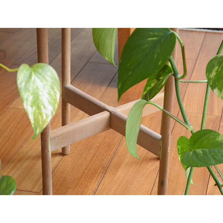 セラミック鉢カバー 木製スタンド付き プランターカバー 白い陶器の植木鉢 Ta1747 インプレッションオブギャベ 通販 Yahoo ショッピング