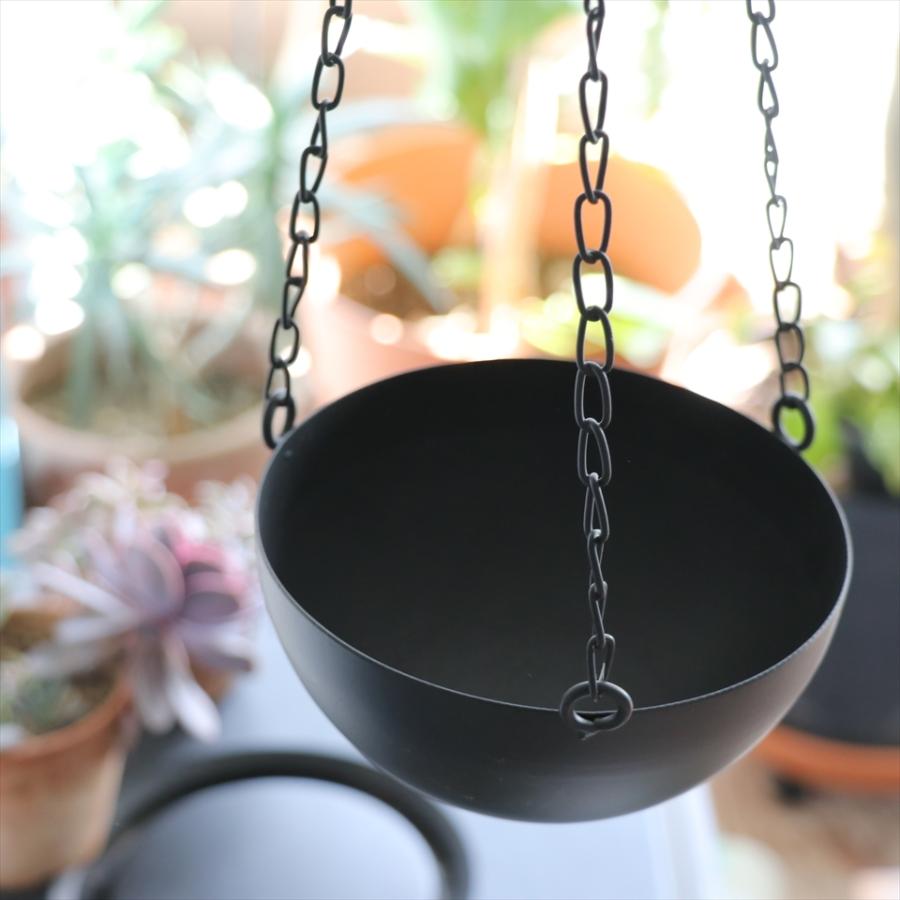 ハンギング　プランター/鉢カバー　アイアン　Sサイズ　直径15cm ブラック |  | 03