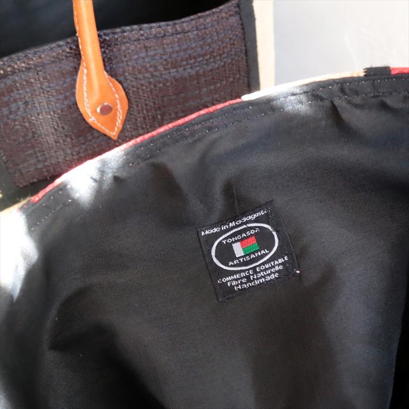 マダガスカル ラフィアのバッグ Lサイズ フレンチ マルシェ バッグ/French Marche Bag/モンドリアン カラフル | ブランド登録なし | 04