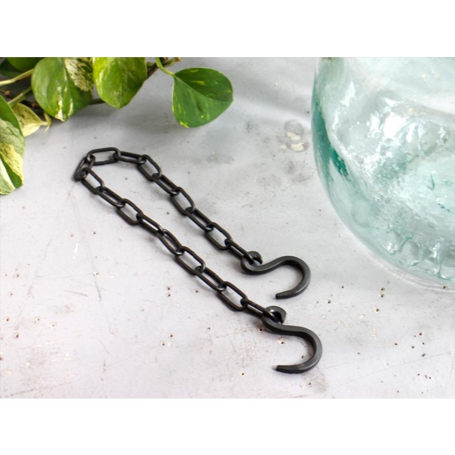ハンギング・アイアンチェーン/ディスプレイフック　Sサイズ　全長45cm | 