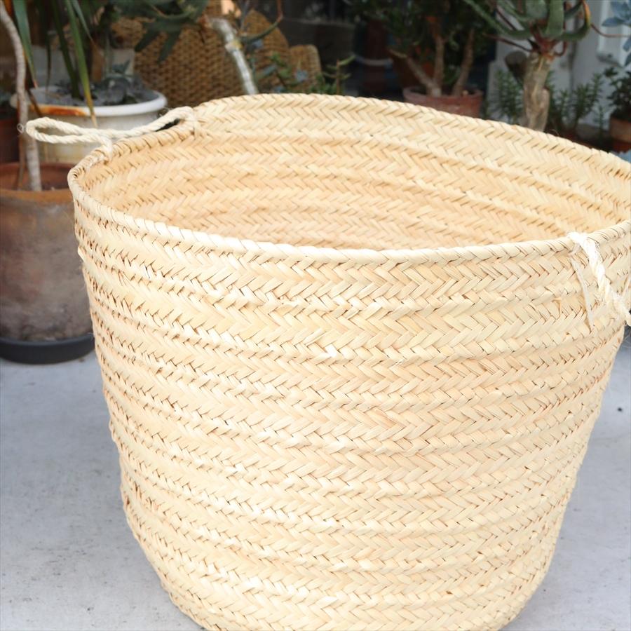 水草で編まれたバスケット　タンザニア産ナチュラルベージュ　ラウンドバスケット　天然素材使用 | ブランド登録なし | 02