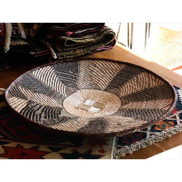 ジンバブエバスケット 直径51cm Zimbabwe Binga Basket 現品お届け