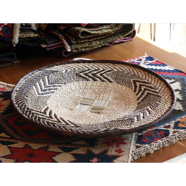 ジンバブエバスケット 直径44cm Zimbabwe Binga Basket 現品お届け