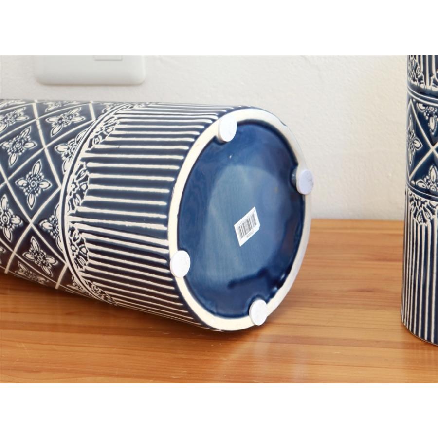 陶器 インテリア ボトル 高さ51cm　オランダ製 ブルー | ブランド登録なし | 03