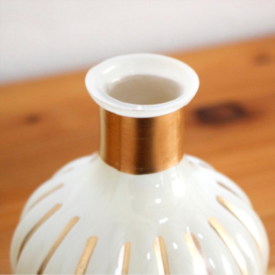 フラワーベース ガラス 直径10×高さ15cm 花瓶 一輪挿し アンティークスタイル Flower Vase Galass | ブランド登録なし | 04