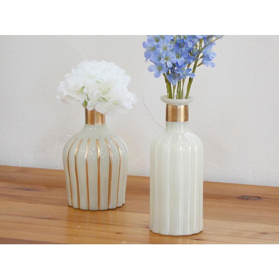 フラワーベース ガラス 直径7×高さ19cm 花瓶 一輪挿し アンティークスタイル Flower Vase Galass | ブランド登録なし | 01