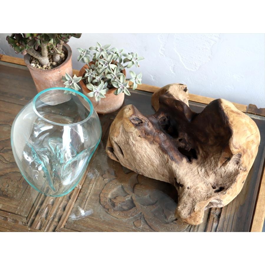 流木 フラワーベース 花瓶 H22xw28xd28cm ガラスベース Glass Planter Flower Vase 現品お届け Ta2284 9 インプレッションオブギャッベ 通販 Yahoo ショッピング