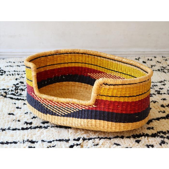 ボルガバスケット 楕円底 犬かご 大 幅60cm 高さ22cm 【現品お届け