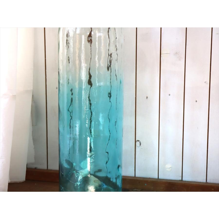 リサイクルガラス フラワーベース 高さ100cm 直径20.5cm スペイン製