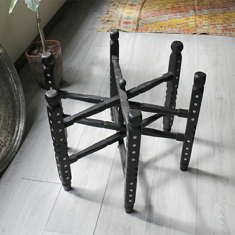 折りたたみ脚台 高さ50cm　直径59cm　SEDEF 螺鈿の飾り アナトリアの伝統家具 | ブランド登録なし | 01