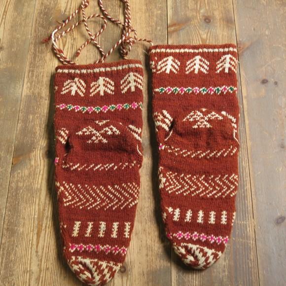 人気ショップが最安値挑戦 アンティーク トルコ手編みウール靴下ライトブラウン トルコ 伝統柄 24cm 全日本送料無料 Lawargument Com