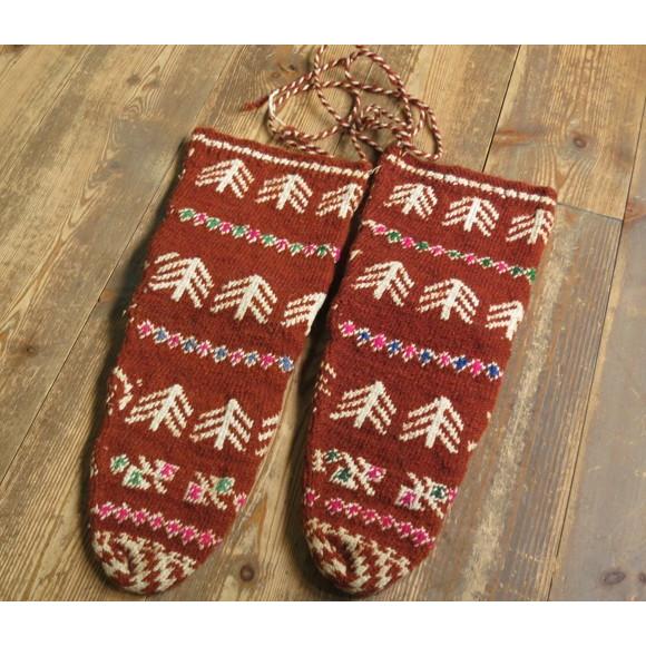 人気ショップが最安値挑戦 アンティーク トルコ手編みウール靴下ライトブラウン トルコ 伝統柄 24cm 全日本送料無料 Lawargument Com