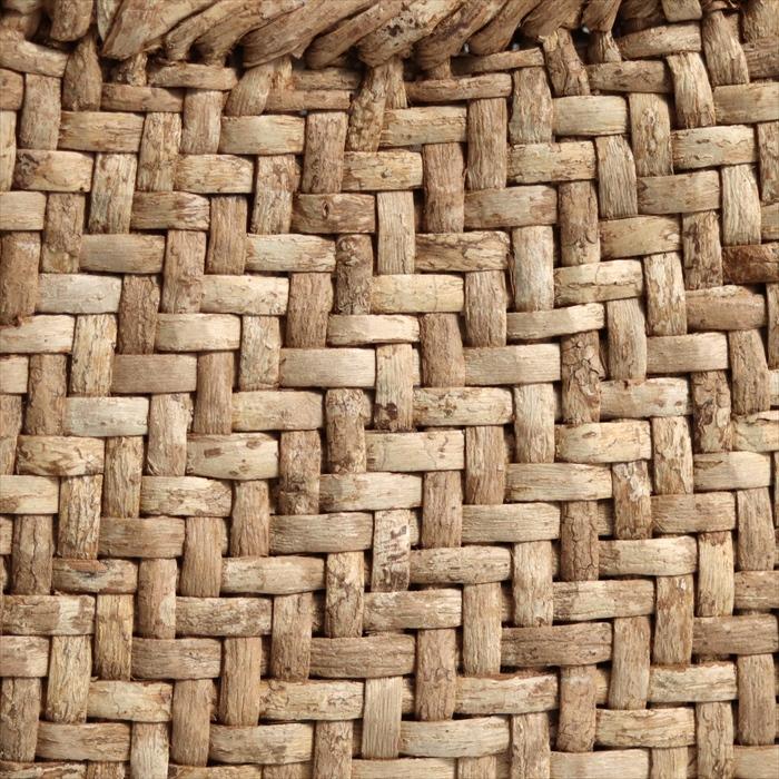 くるみ カゴバッグ/網代編み 扇型/中サイズ 幅34cmx本体の高さ19cmxマチ11cm 重さ340g | ブランド登録なし | 08