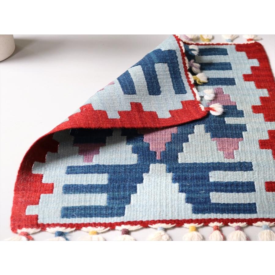 トルコのカイセリキリム ミンダーサイズ 42x39cm トルコキリム手織り ウール１００％ | ブランド登録なし | 02