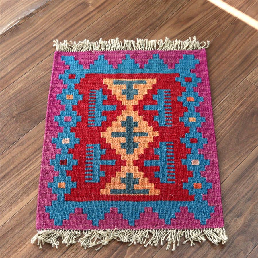 イランの手織りキリム シラーズ 56x43cm | 