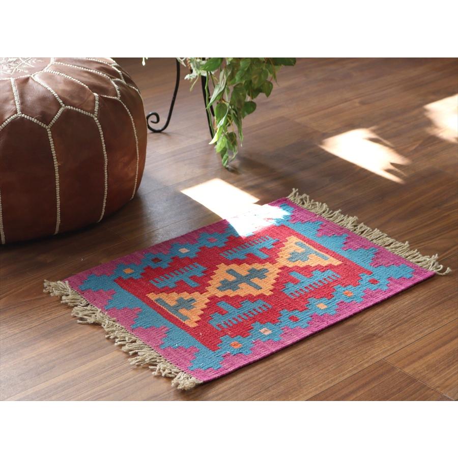 イランの手織りキリム シラーズ 56x43cm |  | 01