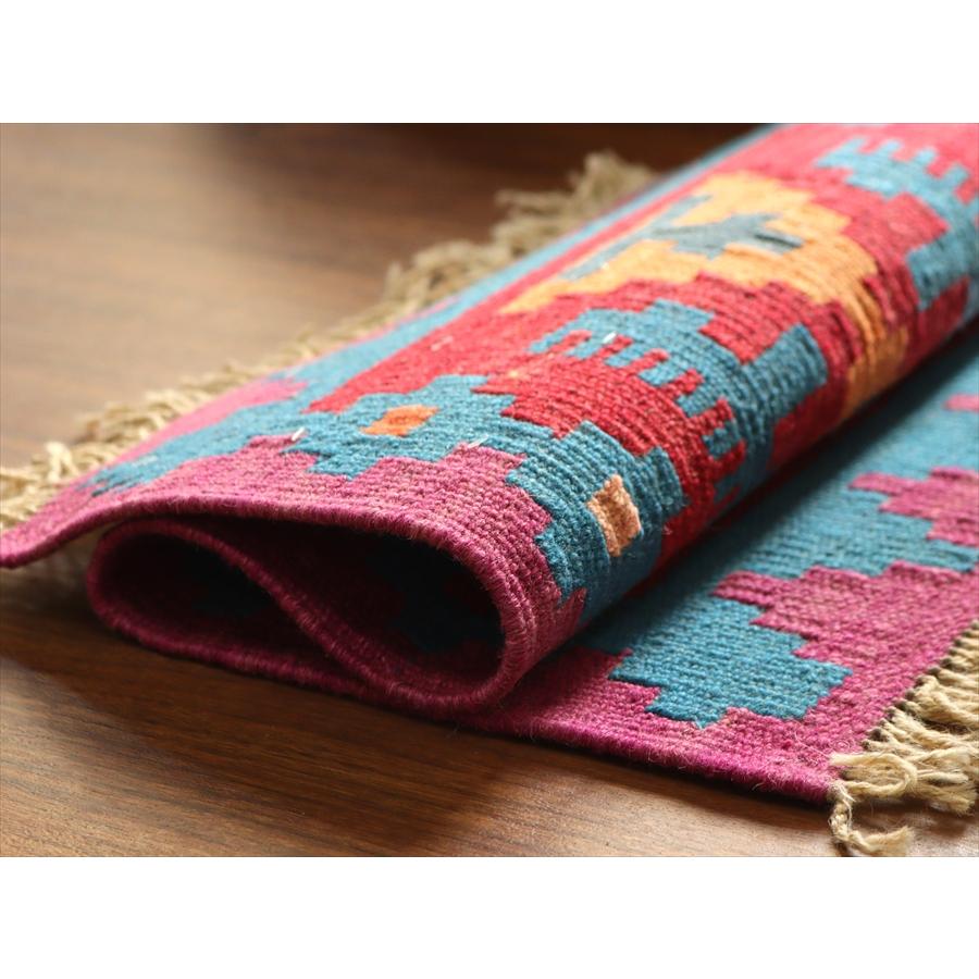 イランの手織りキリム シラーズ 56x43cm |  | 03