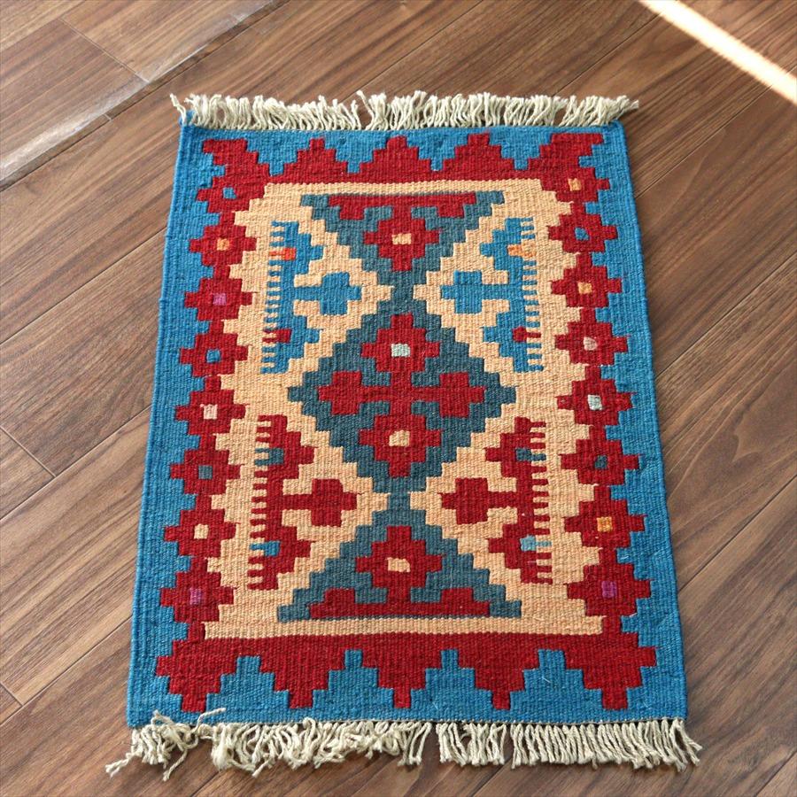 イランの手織りキリム シラーズ 64x44cm | 