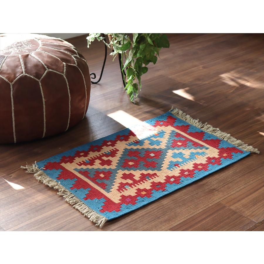 イランの手織りキリム シラーズ 64x44cm |  | 01