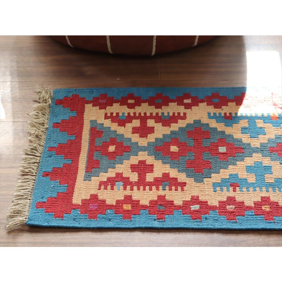 イランの手織りキリム シラーズ 64x44cm |  | 02