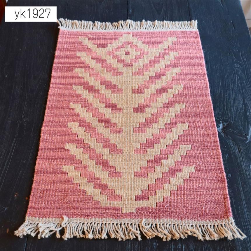 手織りキリム イラン南部シラーズ 62x41cm ウール100% 一点もの 生命の木 | 