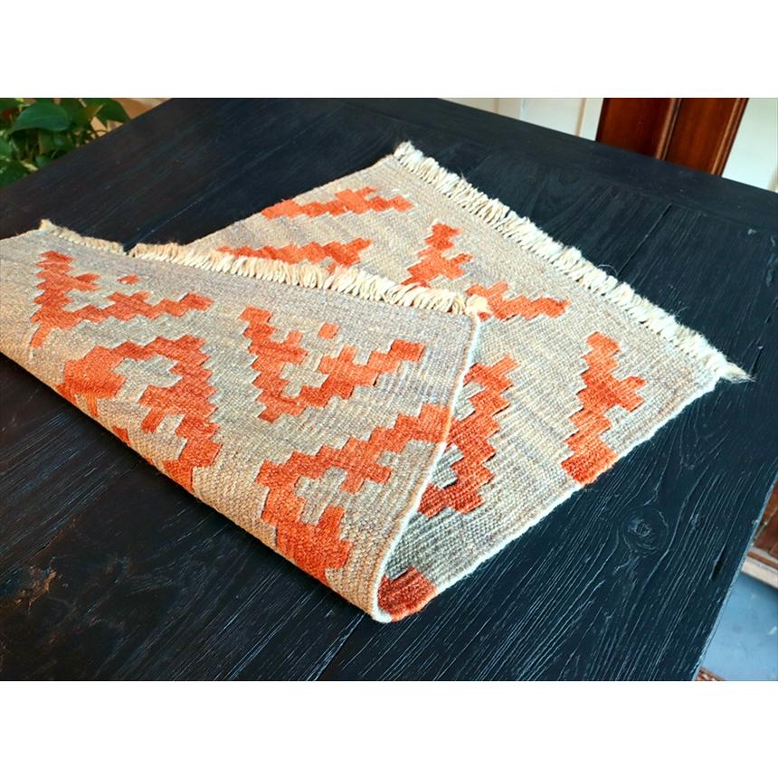 手織りキリム イラン南部シラーズ 58x40cm ウール100% 一点もの |  | 02
