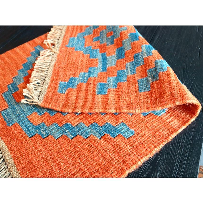 手織りキリム イラン南部シラーズ 64x48cm ウール100% 一点もの 生命の木 |  | 02