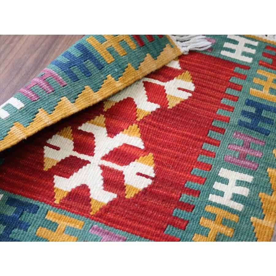 トルコのカイセリキリム ミンダーサイズ 46x44cm トルコキリム手織り ウール１００％ | ブランド登録なし | 02