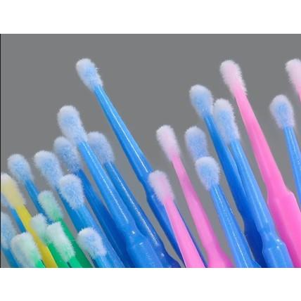 ８００本 マイクロアプリケーター（マイクロブラシ）化粧道具 極細綿棒 まつげブラシ マスカラブラシ 化粧ブラシ まつげエクステ ジェルネイル 極細綿棒 | IMERIT | 02