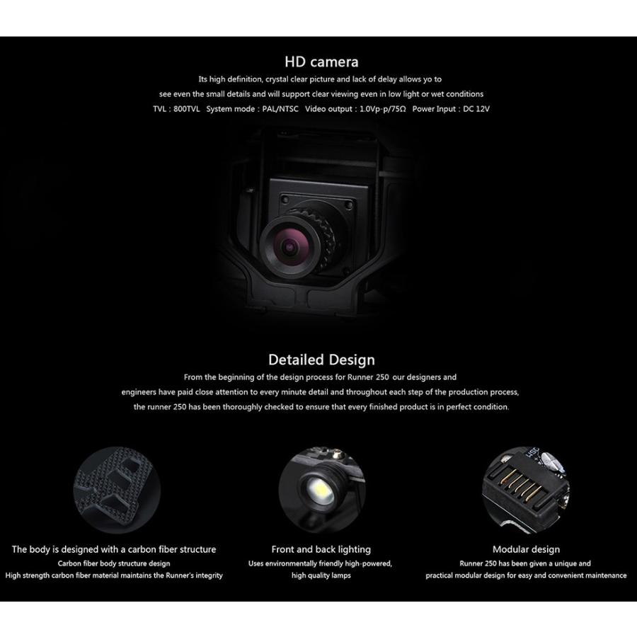 ＜ワルケラ正規代理店＞Walkera Runner 250 【ランナー250】＆DEVO 7＆Goggle2  RC クアッドコブター RTF 2.4GHz FPV Version | ワルケラ | 03