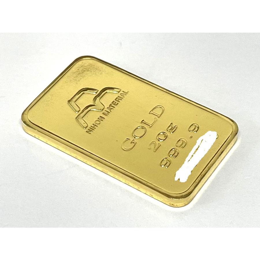 新品 純金 インゴット 24金 Au 20g ゴールド バー 日本マテリアル K24