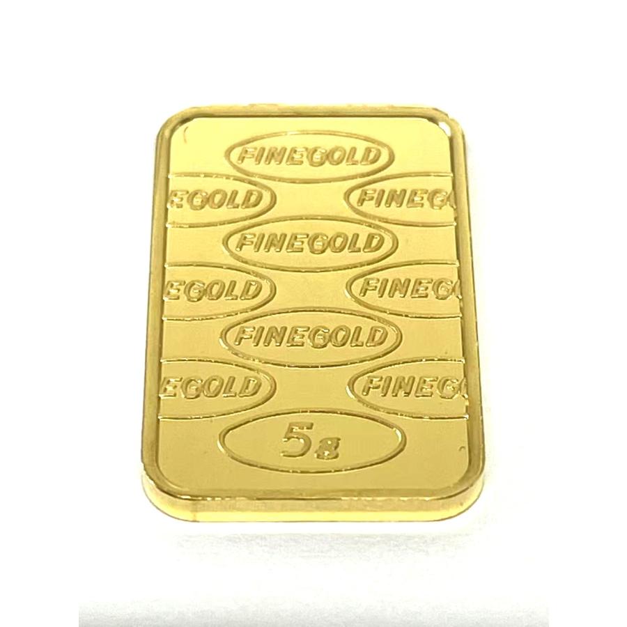 新品 純金 インゴット 地金 Au 5g 田中貴金属 金塊 24金インゴット 金