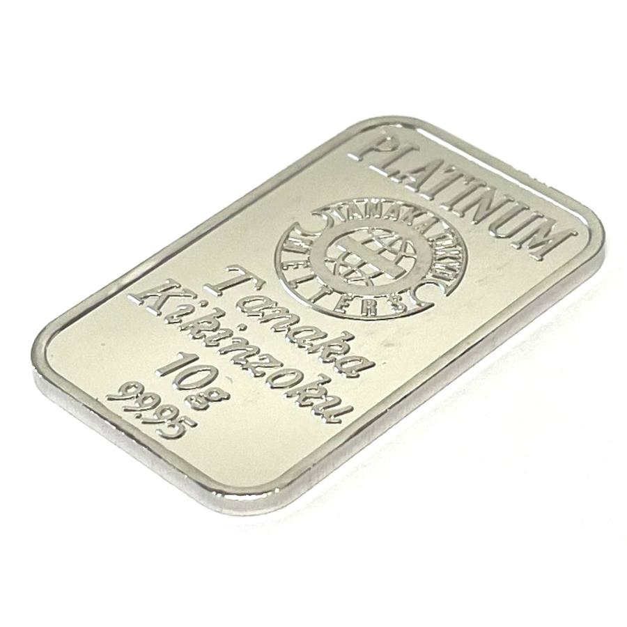 新品 田中貴金属 プラチナ インゴット 10g バー PT 金 延べ棒 正規