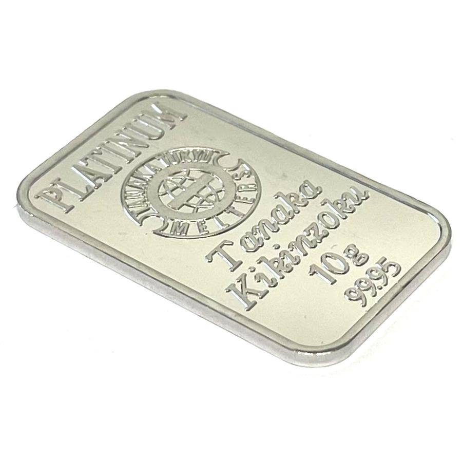新品 田中貴金属 プラチナ インゴット 10g バー PT 金 延べ棒 正規