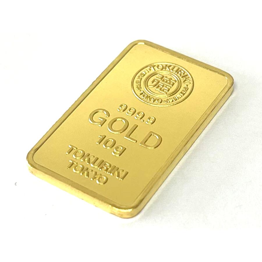 純金10g 新品 徳力本店 純金 インゴット ingot 10g ゴールド 公式国際ブランド