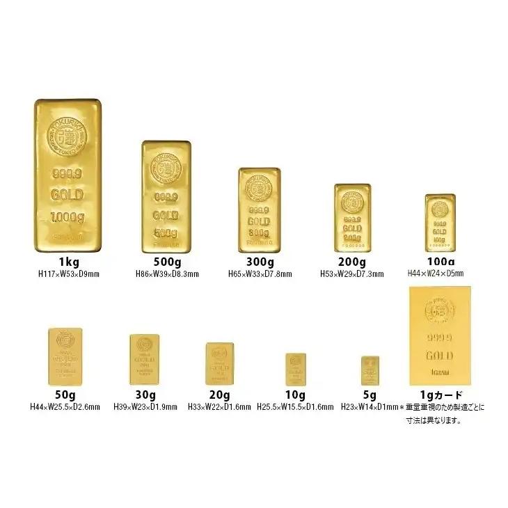 新品 徳力本店 純金 インゴット ingot 10g ゴールド 公式国際ブランド