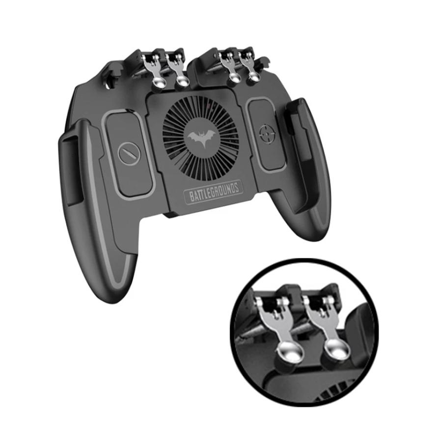 PUBG コントローラー 荒野行動 6本指 強冷 スマホ iphone Android