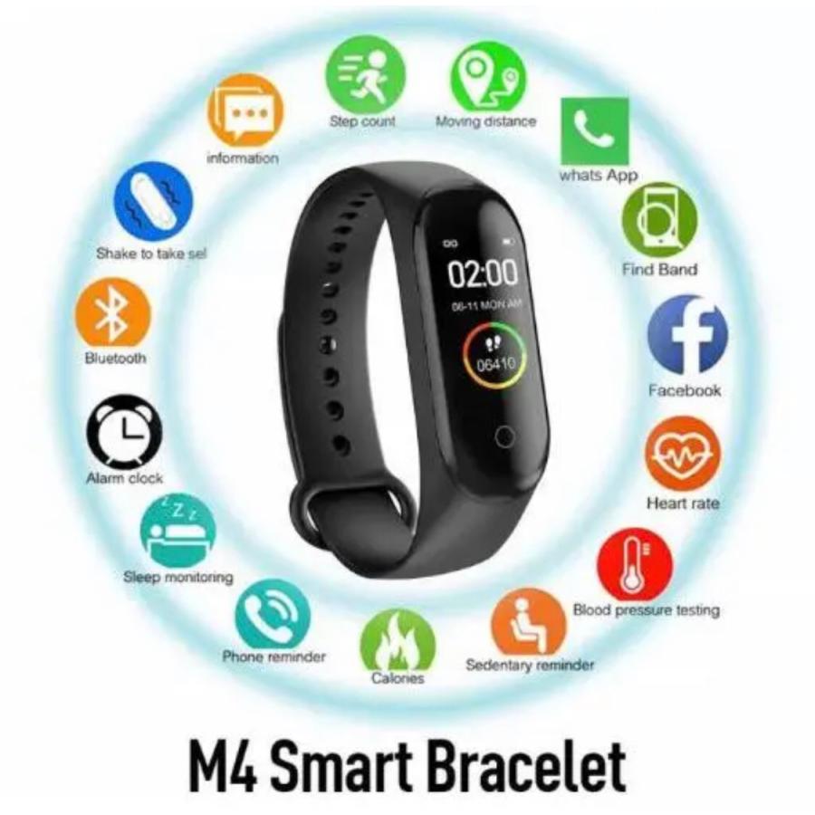 M4 スマートウォッチ SMS 防水 防塵 レディース メンズ iPhone