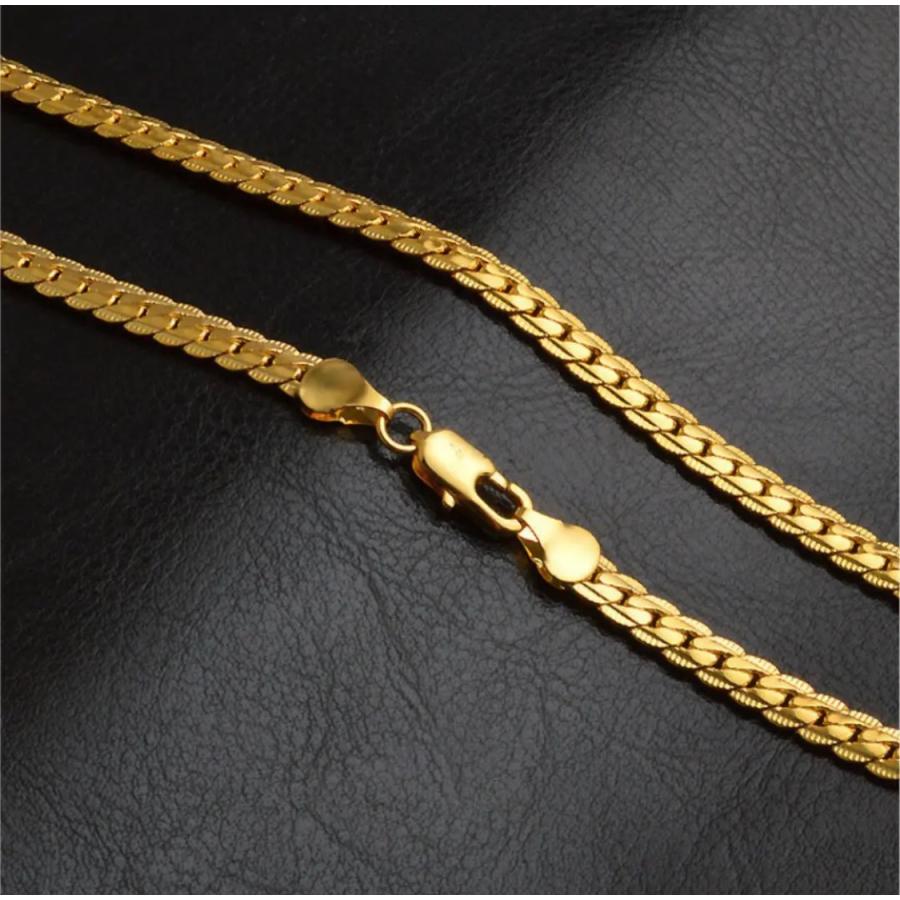 ネックレス 喜平 ゴールド柄 18k メンズ レディース キヘイ チェーン