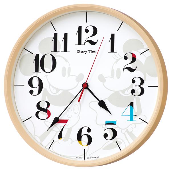 選ぶなら セイコー SEIKO FW584A 壁掛け時計 掛け時計 ディズニータイム ミッキー＆ミニー 電波時計 連続秒針 スイープムーブメント 子供部屋 掛け時計、壁掛け時計