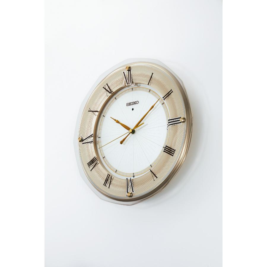 SEIKO（セイコー） SEIKO KX269G 壁掛け時計 掛け時計 電波時計 連続
