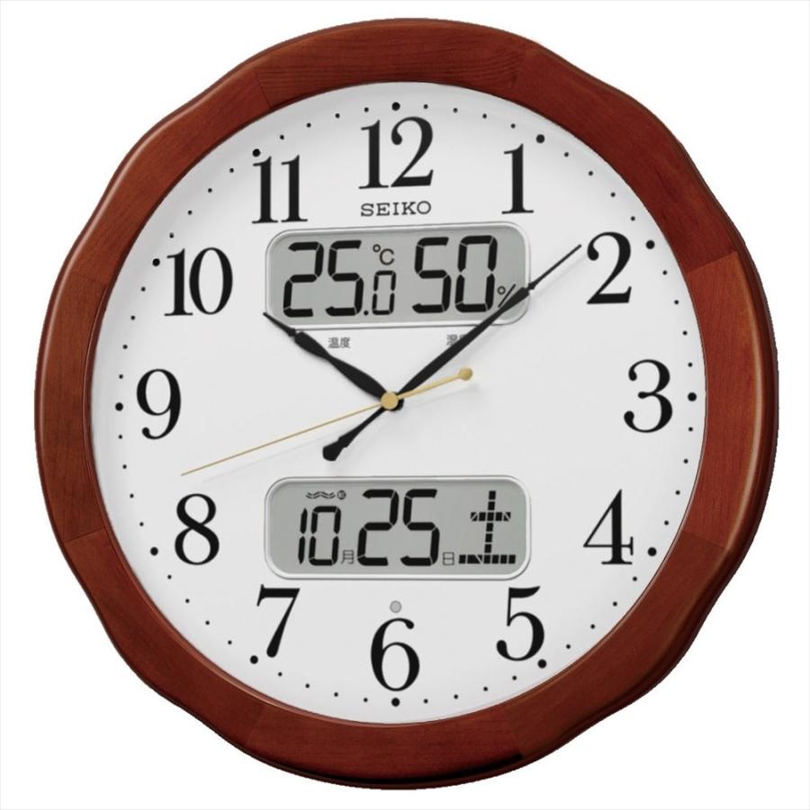 SEIKO 温湿度計付き掛時計　KX369B SEIKO（セイコー） SEIKO KX369B 壁掛け時計 掛け時計 電波時計