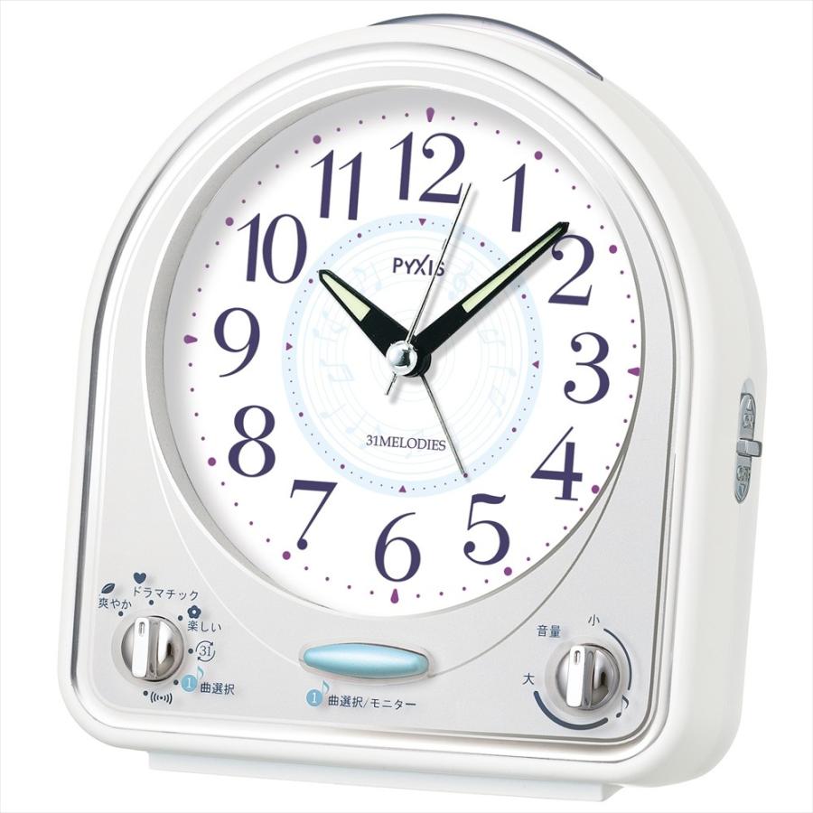 SEIKO（セイコー） SEIKO PYXIS ピクシス NR435W 目覚まし時計 連続