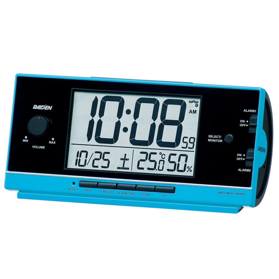 SEIKO セイコー PYXIS ピクシス NR534L 目覚まし時計 青 RAIDEN SEIKO セイコー PYXIS ピクシス NR534L 目覚まし時計 青 RAIDEN