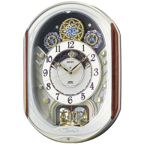 新品未使用　SEIKOウェーブシンフォニー　電波掛け時計RE562G SEIKO SEIKOセイコー電波からくり掛け時計ウェーブシンフォニー
