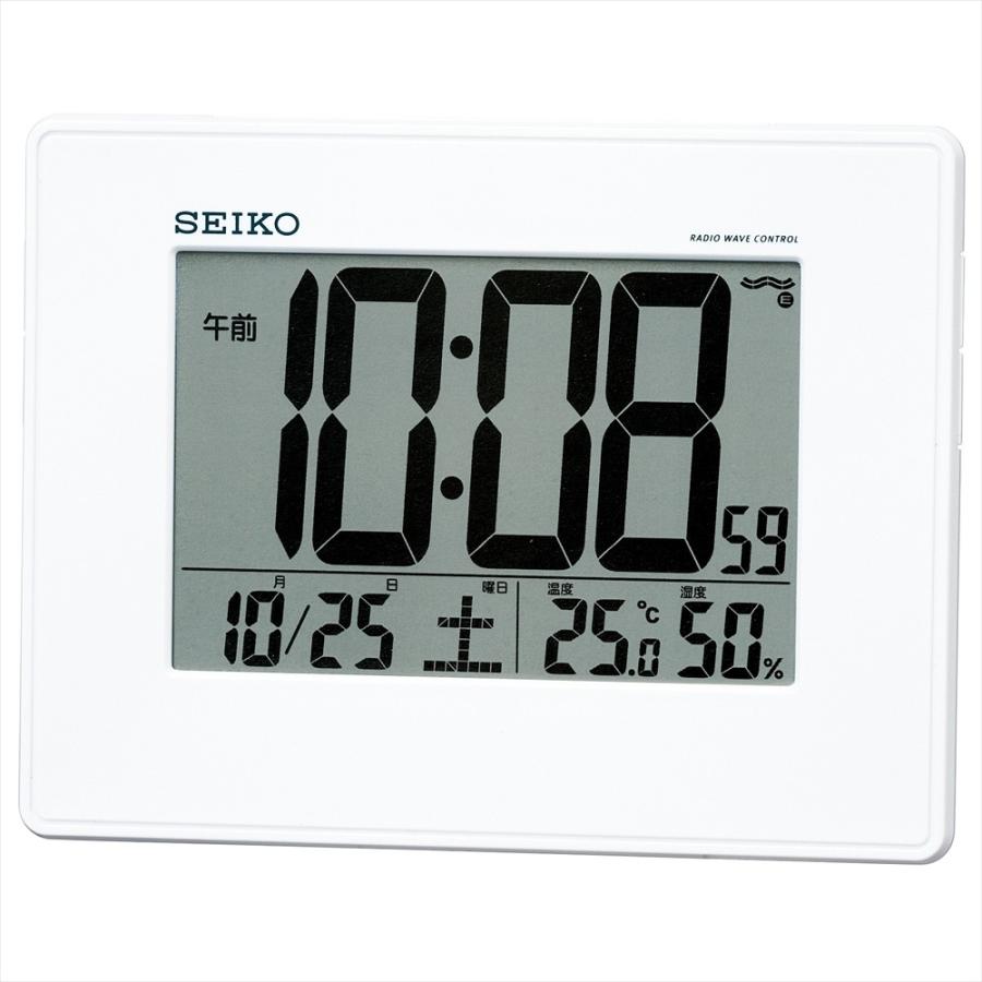 SEIKO 電波時計 置き型 壁掛け アラーム機能つき SEIKO 電波時計 置き