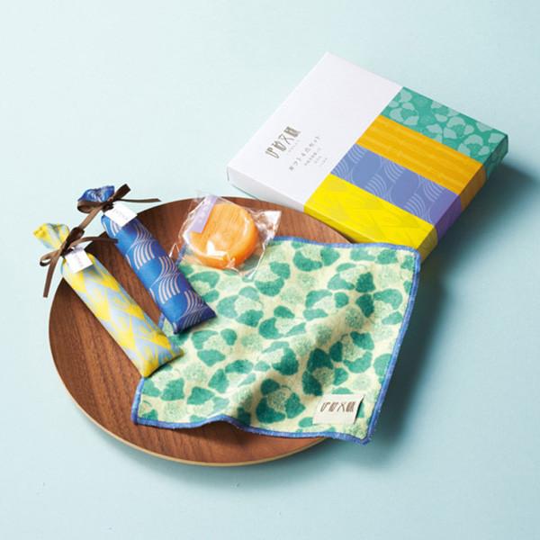 ギフト まとめ買い 詰め合わせ 箱入り ハンカチタオル 石鹸 和風 挨拶 引っ越し「伊砂文様 ギフト4点セット 96組」_3