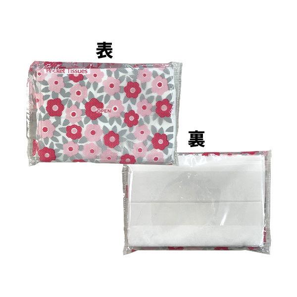 ポケットティッシュ 業務用 8W 花柄 白地 5000個 販促 まとめ買い 安い 粗品 景品