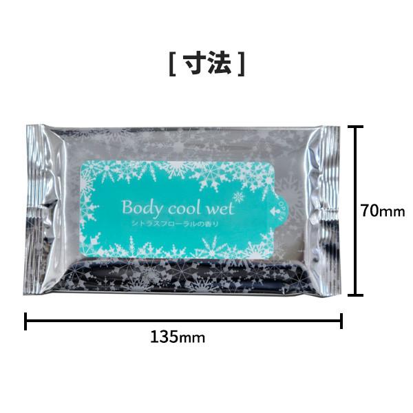 ウェットティッシュ 業務用 冷感「ボディクールウェット 10枚入×500個」香り付き まとめ買い 大量 ばらまき_1