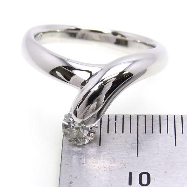 Pt900 0.388ct ダイヤモンド リング】12号 指輪 鑑定書付 H/VS2/EX